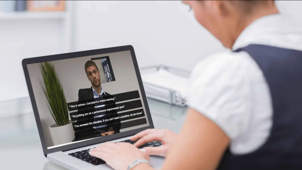 An Educator Creating Quick Learning Modules